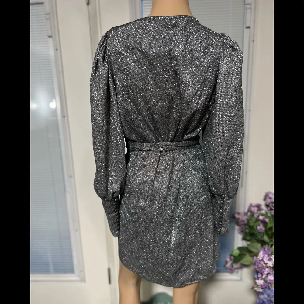 Rhode Frankie Embellished Wrap Dress
